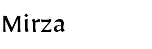 Mirza Regular.ttf