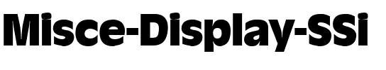 Misce Display SSi Regular.ttf