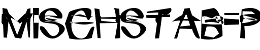 Mischstab Popanz Regular.ttf