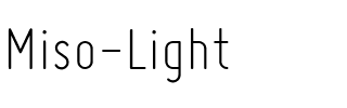 Miso Light.ttf