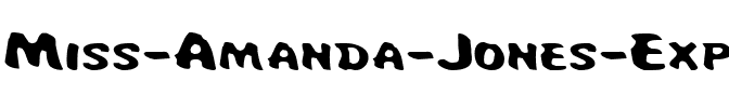 Miss Amanda Jones Exp Exp.ttf