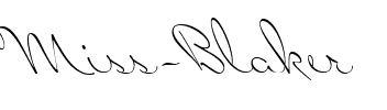 Miss Blaker Regular.ttf