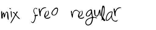 Mix Freo Regular.otf