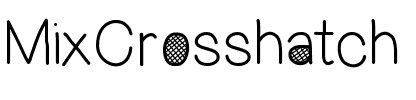 MixCrosshatch Medium.ttf
