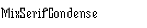 MixSerifCondense Condense.ttf