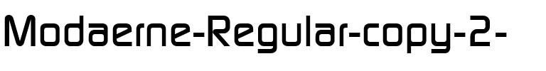 Modaerne Normal.ttf