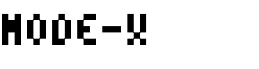 Mode X Normal.ttf