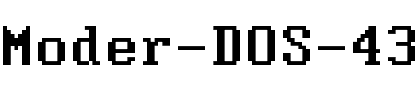 Moder DOS 437 Regular.ttf