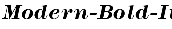 Modern Bold Italic.ttf