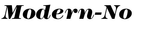 Modern No. 216 Heavy Italic.ttf