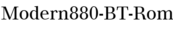 Modern880 BT Roman.ttf
