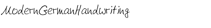 ModernGermanHandwriting Medium.ttf