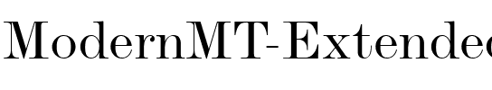 ModernMT Extended Regular.ttf