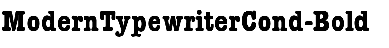 ModernTypewriterCond Bold.ttf