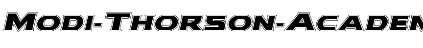 Modi Thorson Academy Italic Italic.ttf