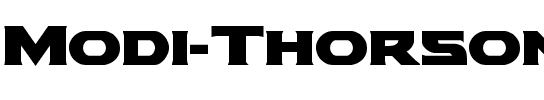 Modi Thorson Bold Bold.ttf