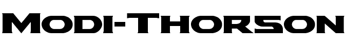 Modi Thorson Expanded Expanded.ttf
