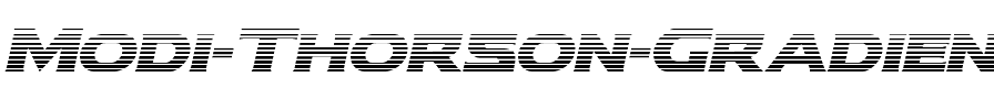 Modi Thorson Gradient Italic Italic.ttf