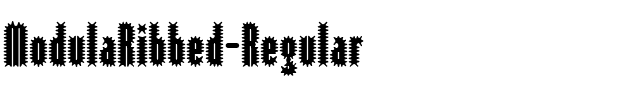 ModulaRibbed Regular.ttf
