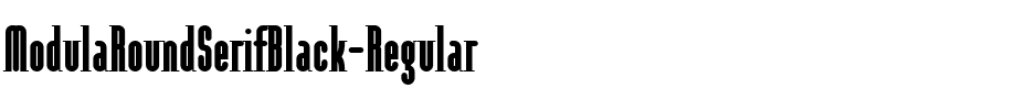 ModulaRoundSerifBlack Regular.ttf