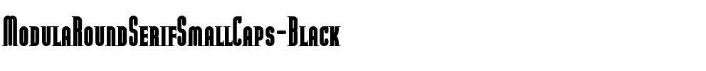 ModulaRoundSerifSmallCaps-Black Black.ttf