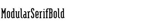 ModularSerifBold Medium.ttf