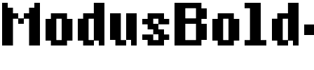 ModusBold Bold.ttf