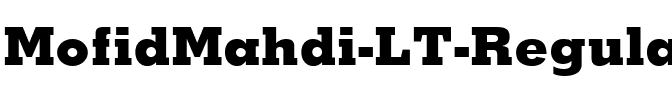 MofidMahdi LT Regular Regular.ttf