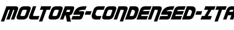 Moltors Condensed Italic Condensed Italic.ttf