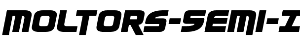 Moltors Semi-Italic Semi-Italic.ttf