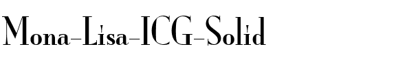 Mona Lisa ICG Solid.ttf