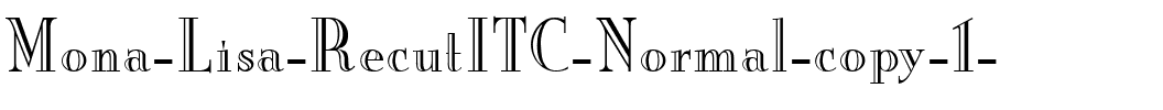 Mona Lisa Recut Regular.ttf