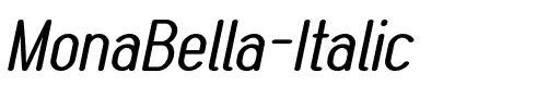 MonaBella Italic.otf