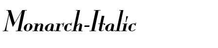 Monarch Italic.ttf