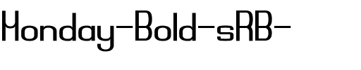 Monday Bold (sRB) Regular.ttf