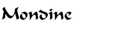 Mondine Normal.ttf