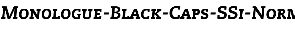 Monologue Black Caps SSi Normal.ttf