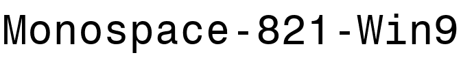 Monospac821 Win95BT Roman.ttf
