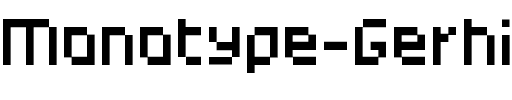 Monotype Gerhilt Normal.ttf