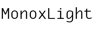 MonoxLight Regular.ttf