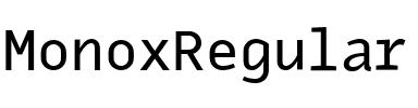 MonoxRegular Regular.ttf