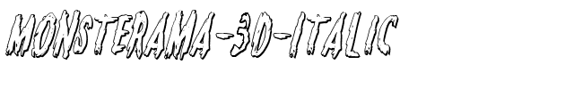 Monsterama 3D Italic Italic.ttf