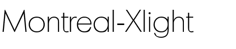 Montreal-Xlight Regular.ttf