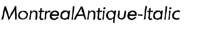 MontrealAntique Italic.ttf