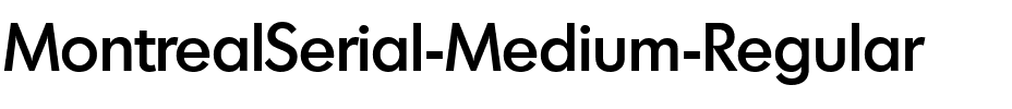 MontrealSerial-Medium Regular.ttf
