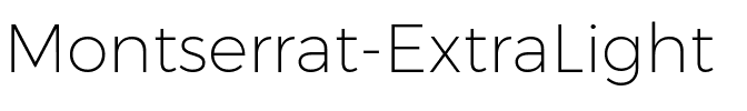Montserrat ExtraLight Regular.ttf