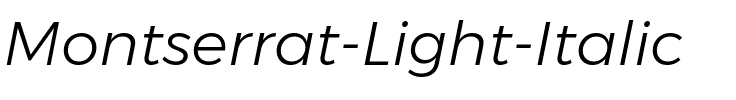 Montserrat Light Italic.ttf