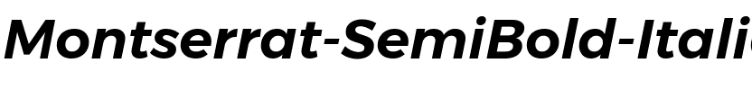 Montserrat SemiBold Italic.ttf