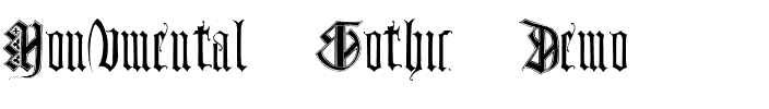 Monumental Gothic Demo Regular.ttf