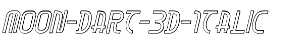 Moon Dart 3D Italic Italic.ttf